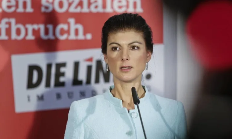 Sol popülist lider Wagenknecht, Almanya