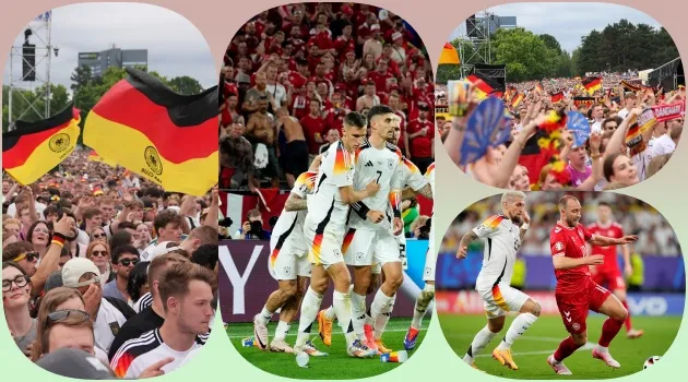 - Almanya: 2 - Danimarka: 0 - Almanya, çeyrek finale yükseldi. Glückwunsch, Deutschland!