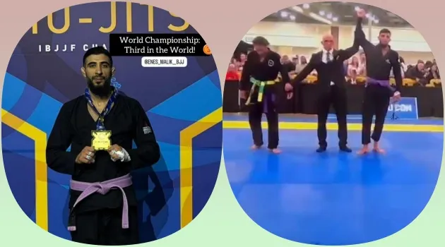 Enes Malik İnaltekin BJJ Dünya Şampiyonası’nda Bronz Madalya Kazandı