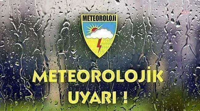 METEOROLOJİ’DEN HATAY, MALATYA VE ELAZIĞ İÇİN GÖK GÜRÜLTÜLÜ SAĞANAK YAĞIŞ UYARISI