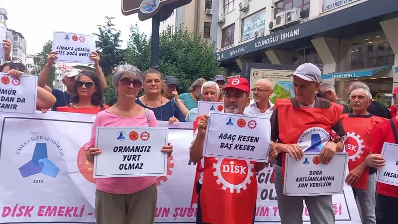 DİSK EMEKLİ-SEN SAMSUN ŞUBESİ ÜYELERİ, AKBELEN ORMANI
