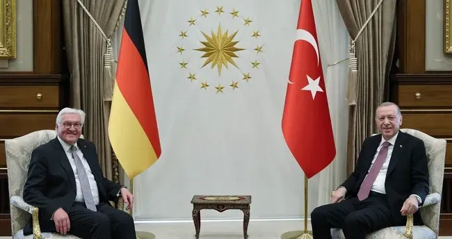 Erdoğan ile Almanya Cumhurbaşkanı Steinmeier Ankara’da buluştu