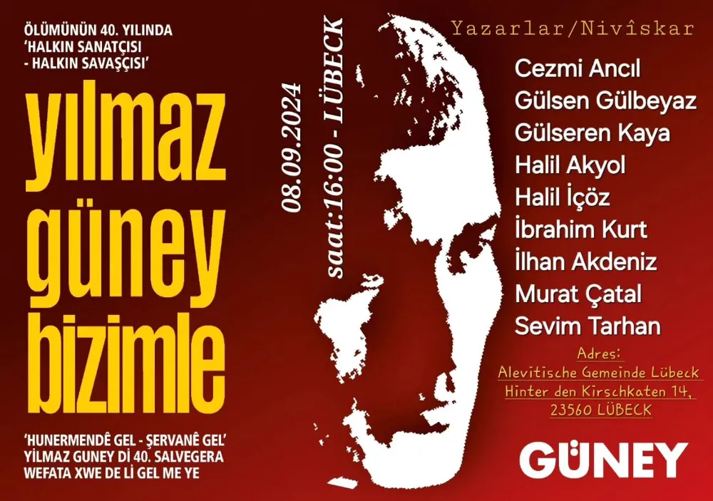 Yılmaz Güney, Ölümünün 40. Yılında Lübeck’te Anılacak