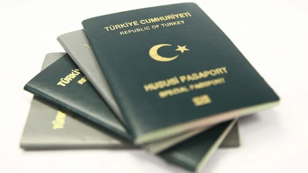 Yeşil ve gri pasaporta Avrupa