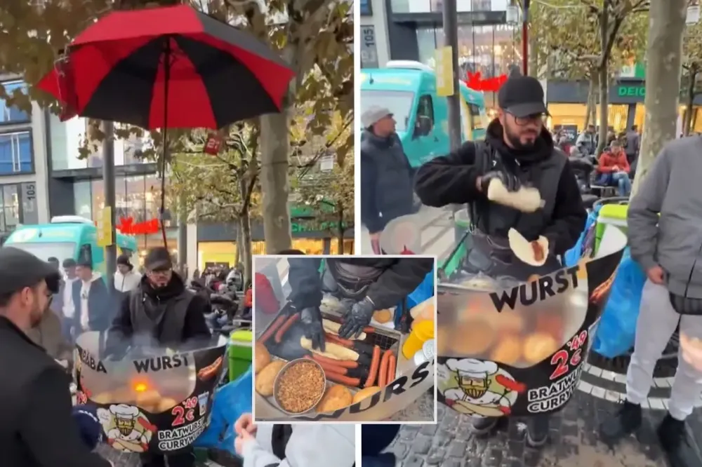 Frankfurt’ta Mobil Sosisli Satıcısı Sosyal Medyayı Salladı